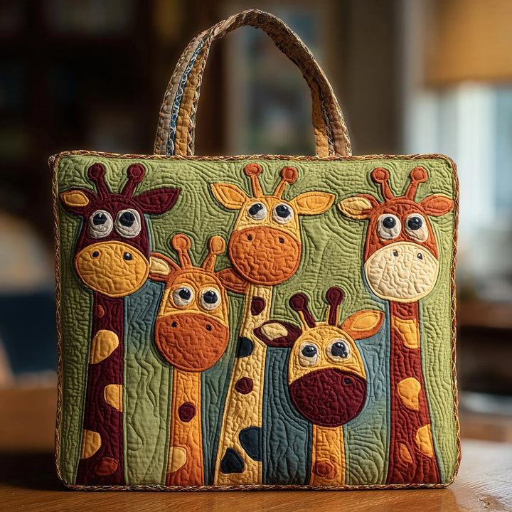 Gepolsterte Tasche - Giraffe