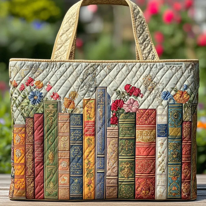 Gepolsterte Tasche - Verzauberte Bibliothek