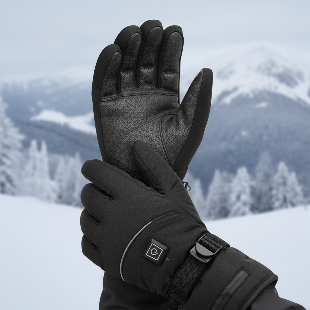 Beheizte Handschuhe mit drei Heizstufen und Touchscreen