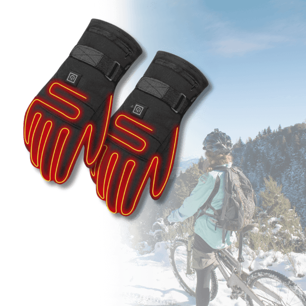 Beheizte Handschuhe mit drei Heizstufen und Touchscreen