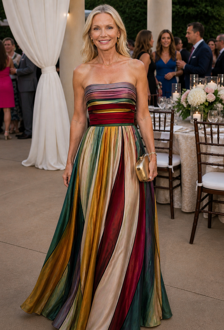 Stella & Grace™ | Schickes Trägerloses A-Linien-Kleid für mühelose Eleganz