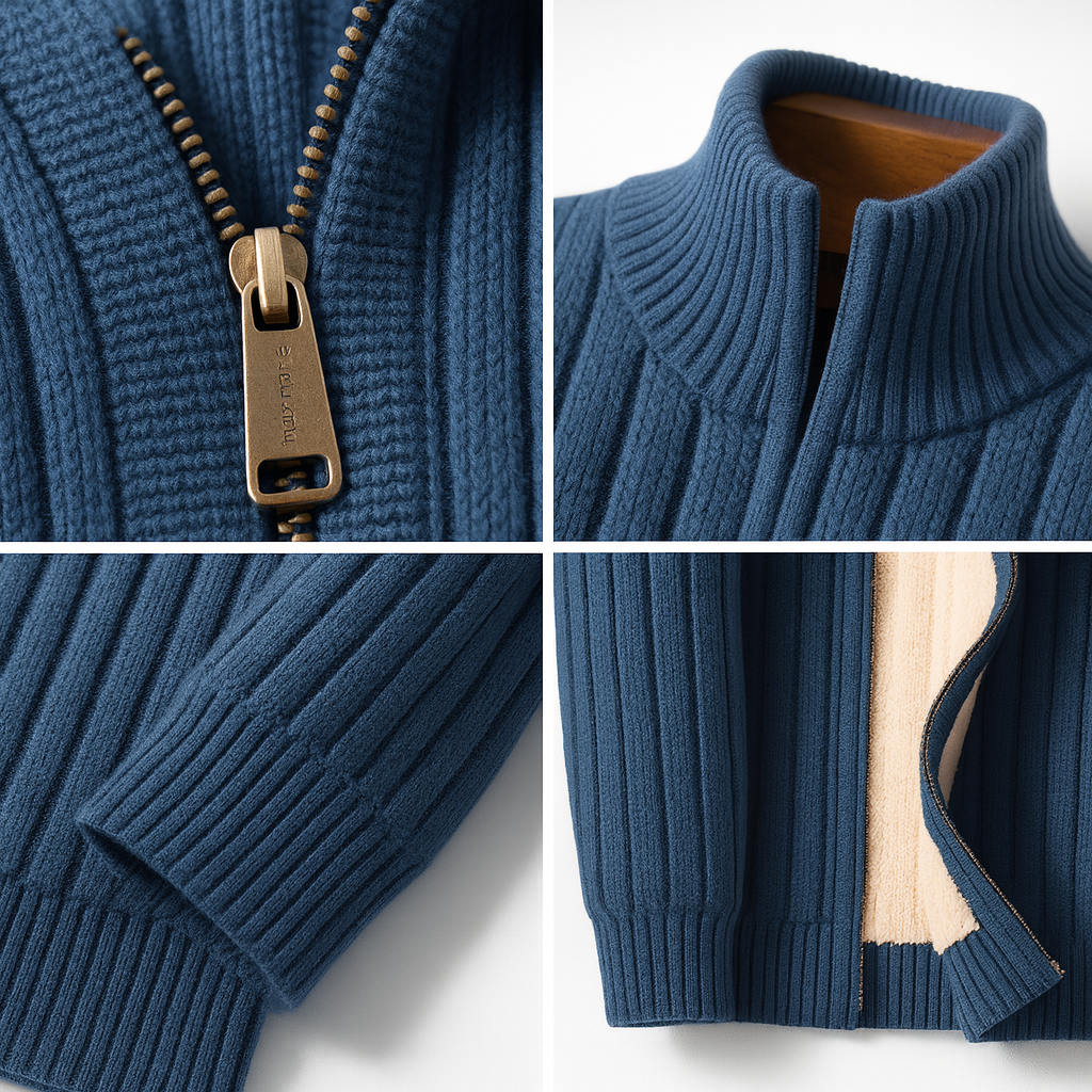DUMONT LYON | ELEGANTE KLASSISCHE ZIP-WESTE