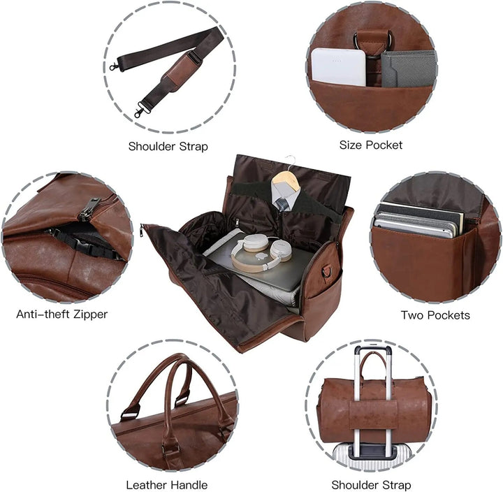 Lillfrid | Klassische Wochenendtasche mit Vintage-Touch