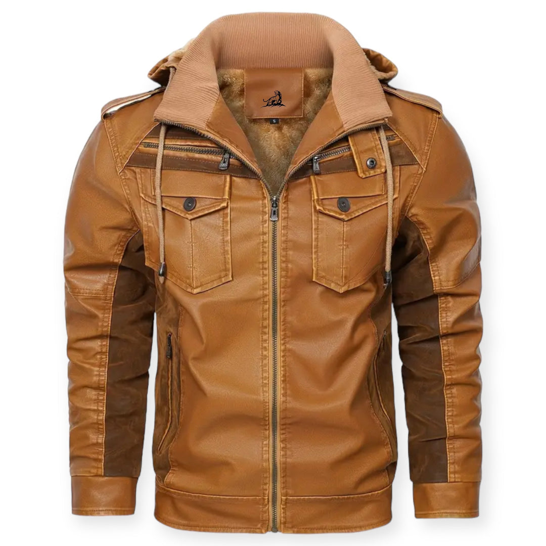 Irokesenschnitt - Lederjacke
