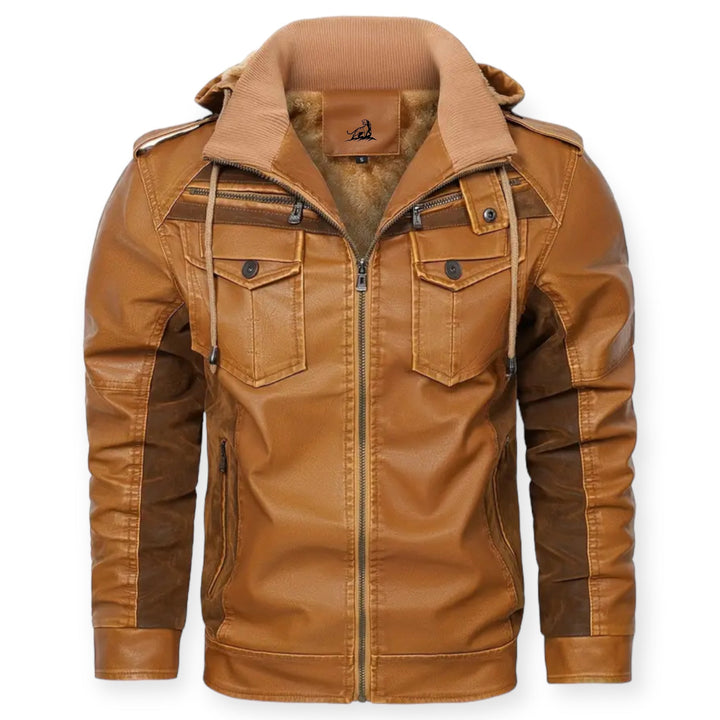 Irokesenschnitt - Lederjacke