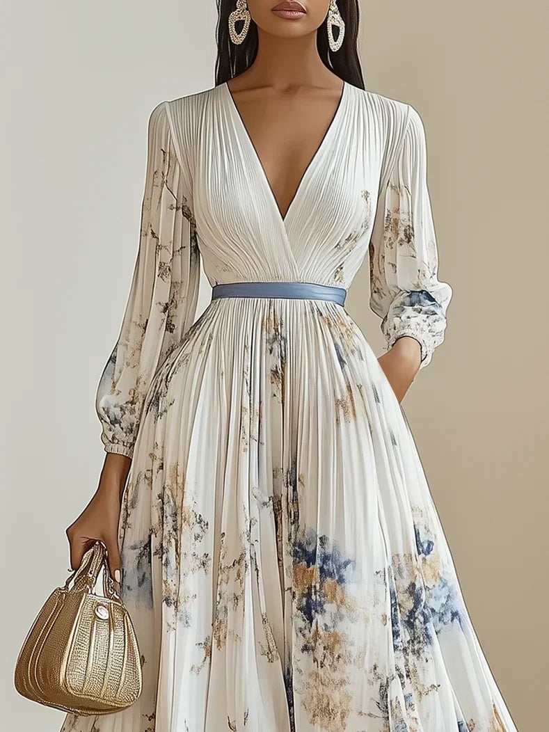 Vicki™ - Zeitloses Florales Elegantes Kleid