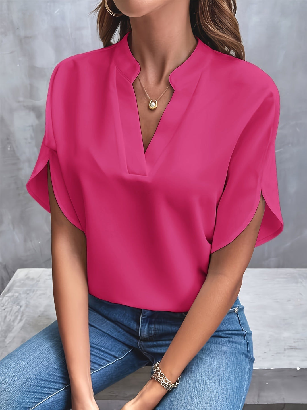 Mina™ - Luxuriöse Elegante Bluse