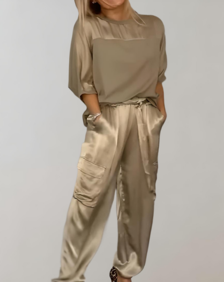 Finley™ - Seidiges Cargo Lounge Set