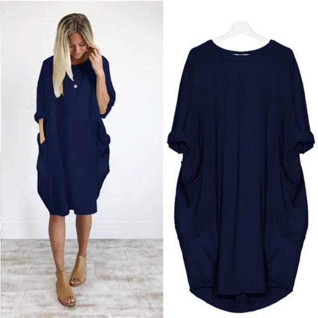 Amanda™ - Bequemes Bauchbedeckendes Kleid