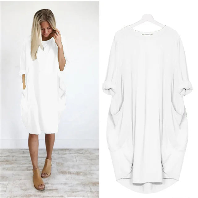 Amanda™ - Bequemes Bauchbedeckendes Kleid