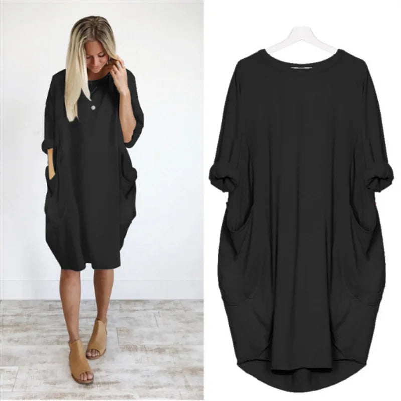 Amanda™ - Bequemes Bauchbedeckendes Kleid