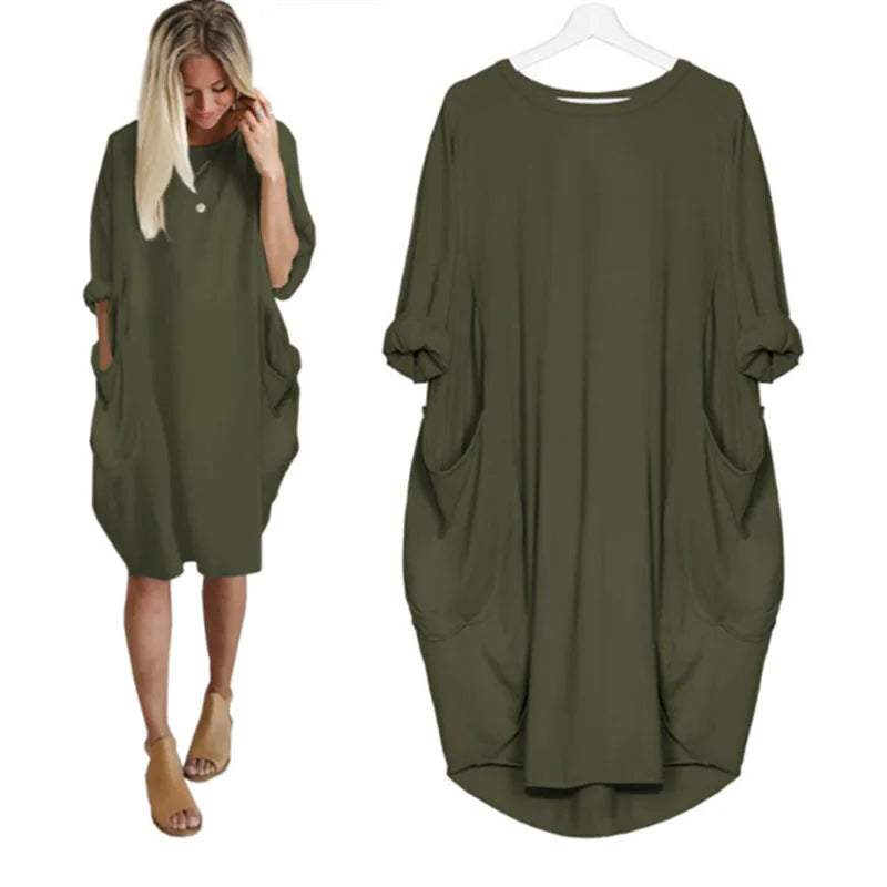 Amanda™ - Bequemes Bauchbedeckendes Kleid