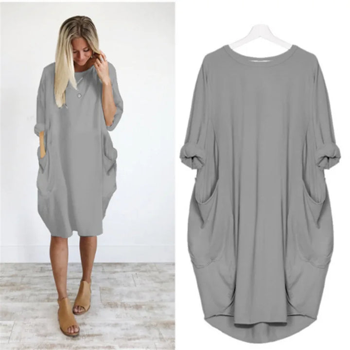 Amanda™ - Bequemes Bauchbedeckendes Kleid