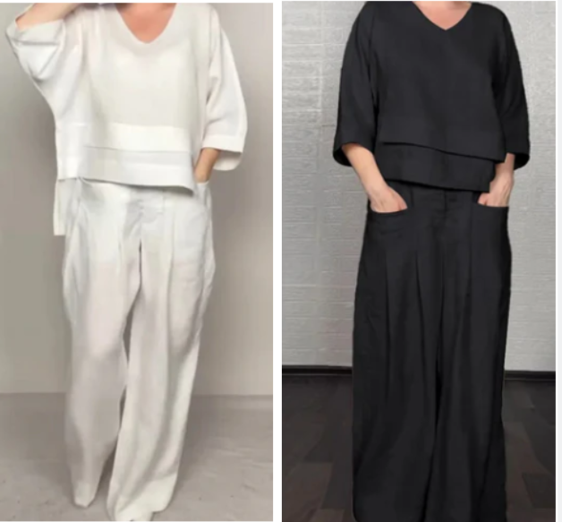 Noa | Elegantes Minimalistisches Zweiteiliges Ensemble