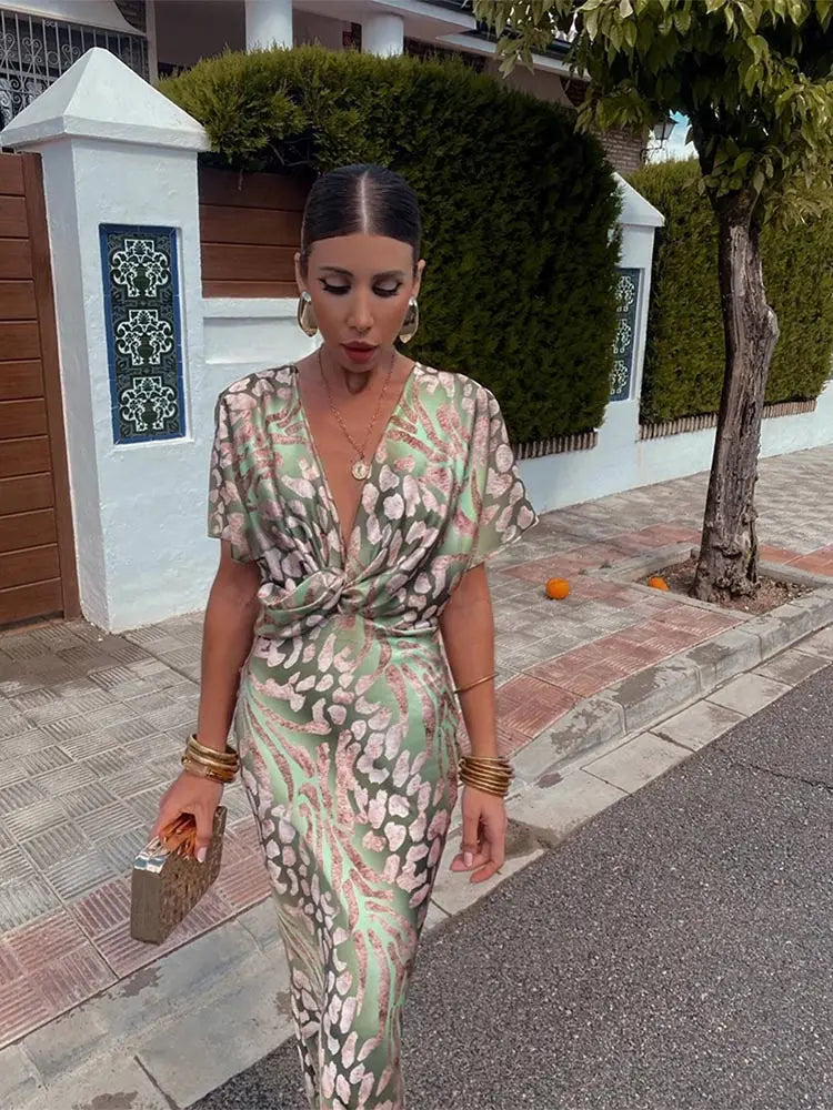 CLARANDRA™ - MIDI-KLEID IN KUPFER