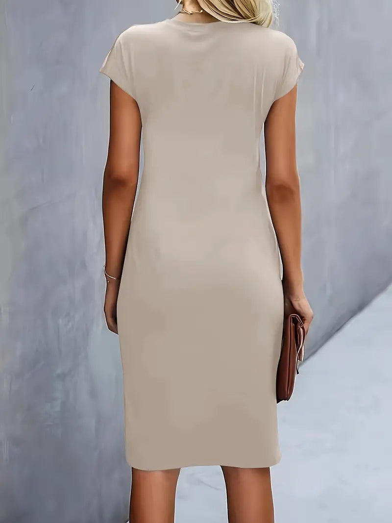 Katrien – Elegantes Midi-Kleid mit schmeichelhaftem Schnitt