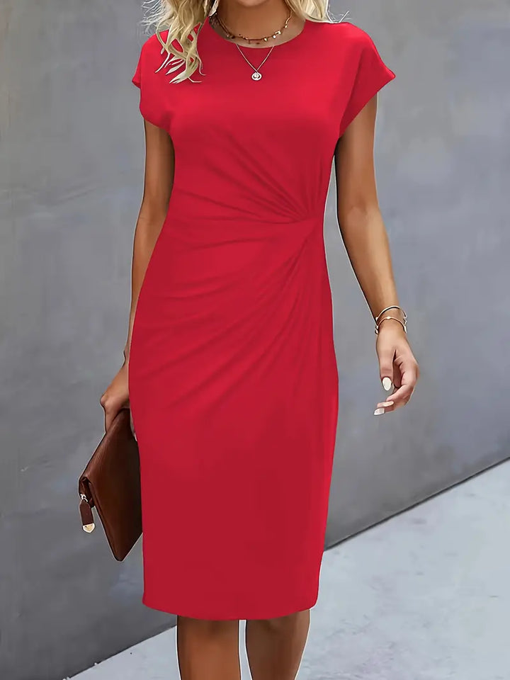 Katrien – Elegantes Midi-Kleid mit schmeichelhaftem Schnitt