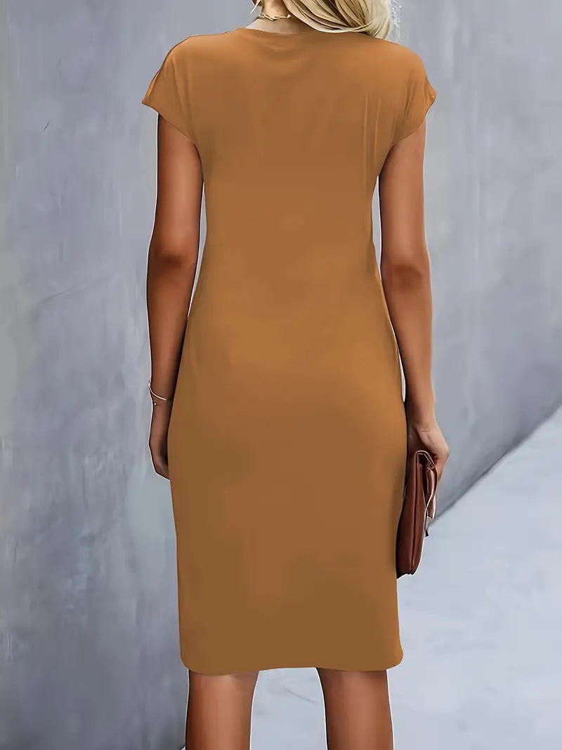 Katrien – Elegantes Midi-Kleid mit schmeichelhaftem Schnitt