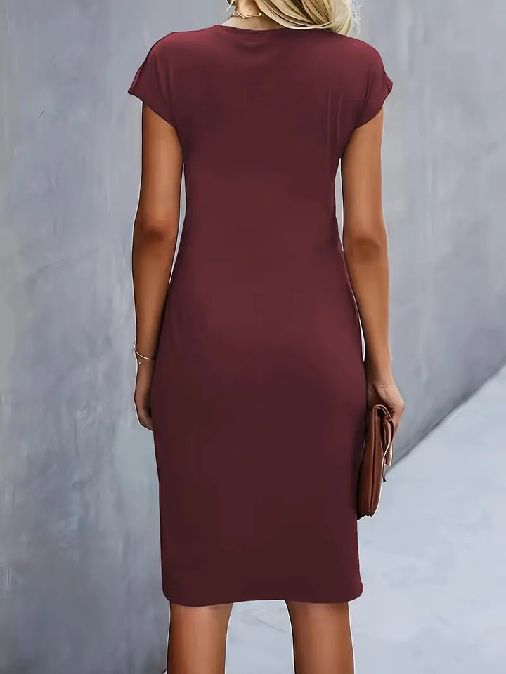 Katrien – Elegantes Midi-Kleid mit schmeichelhaftem Schnitt