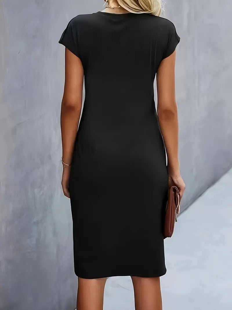 Katrien – Elegantes Midi-Kleid mit schmeichelhaftem Schnitt