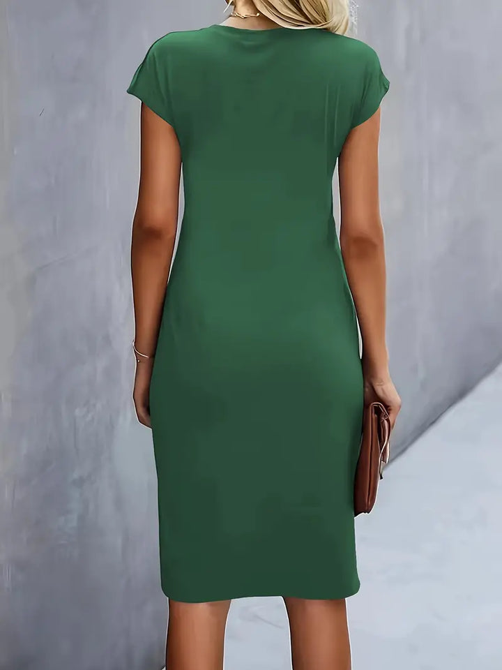Katrien – Elegantes Midi-Kleid mit schmeichelhaftem Schnitt