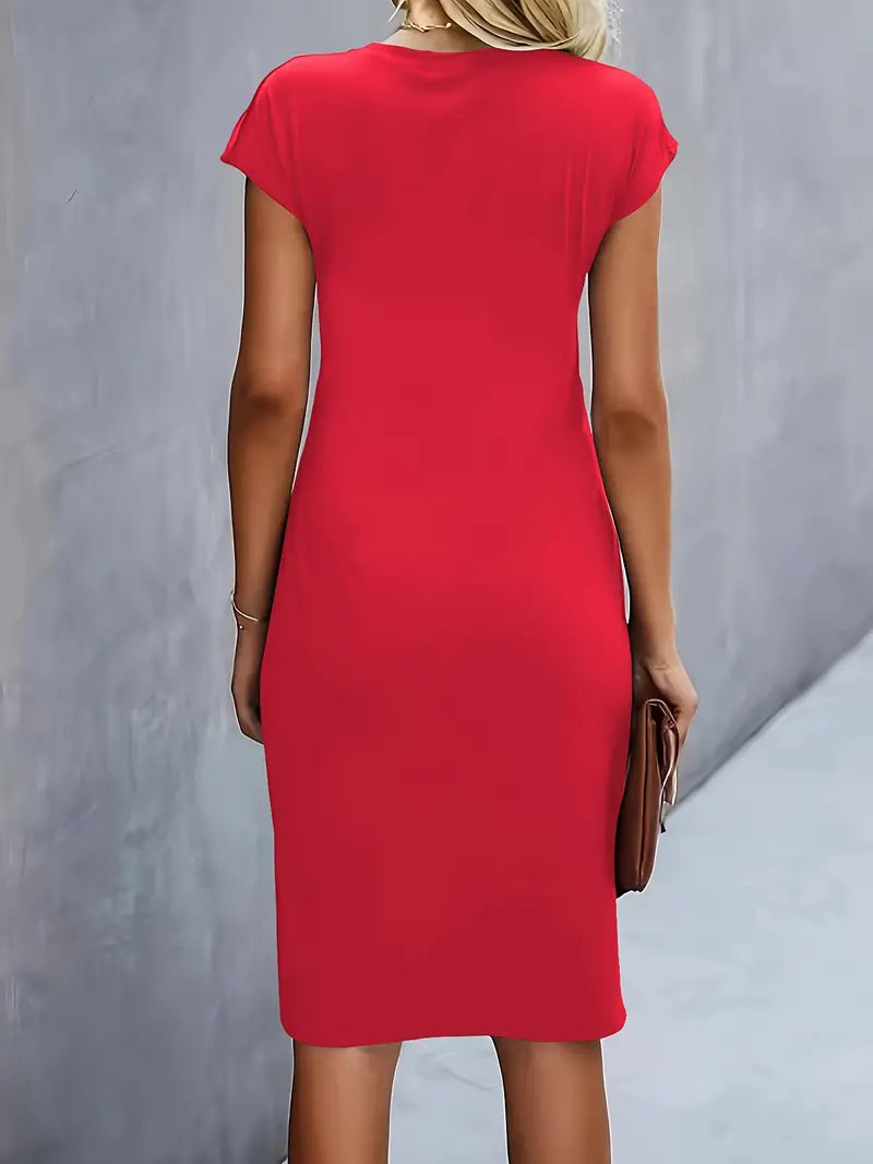 Katrien – Elegantes Midi-Kleid mit schmeichelhaftem Schnitt