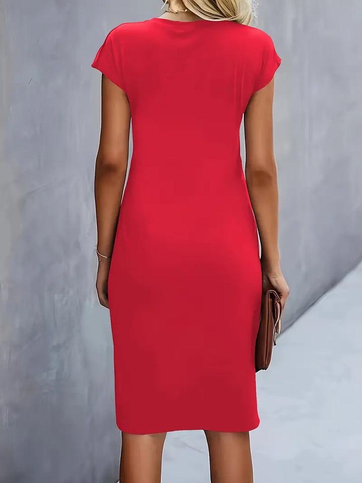 Katrien – Elegantes Midi-Kleid mit schmeichelhaftem Schnitt
