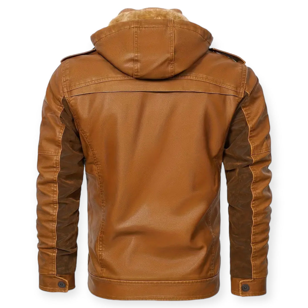 Irokesenschnitt - Lederjacke