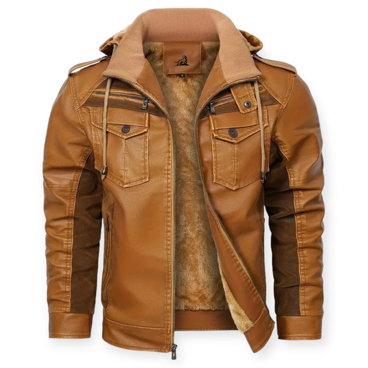 Irokesenschnitt - Lederjacke