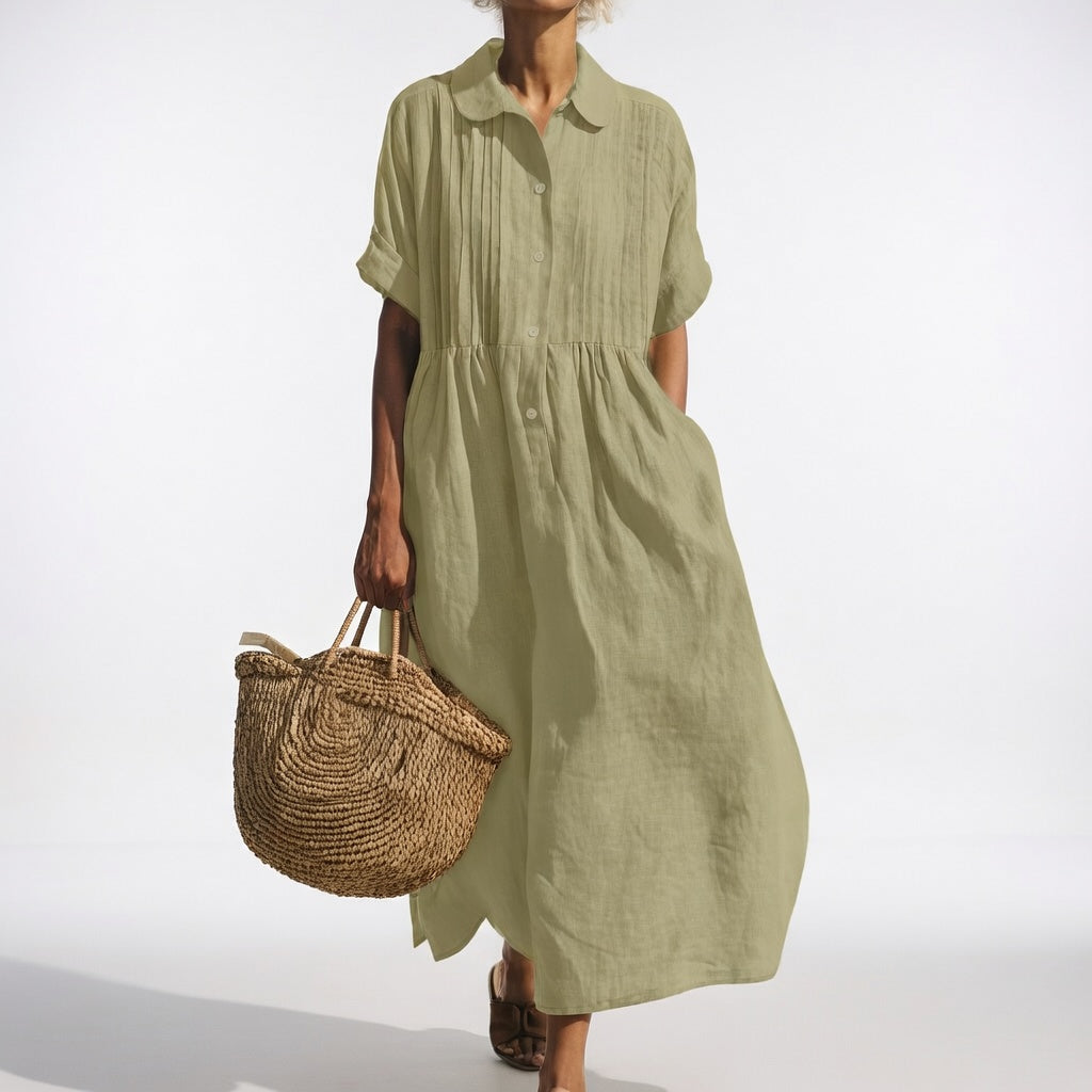 Lysandra™ - Luftiges Sommerhemdkleid