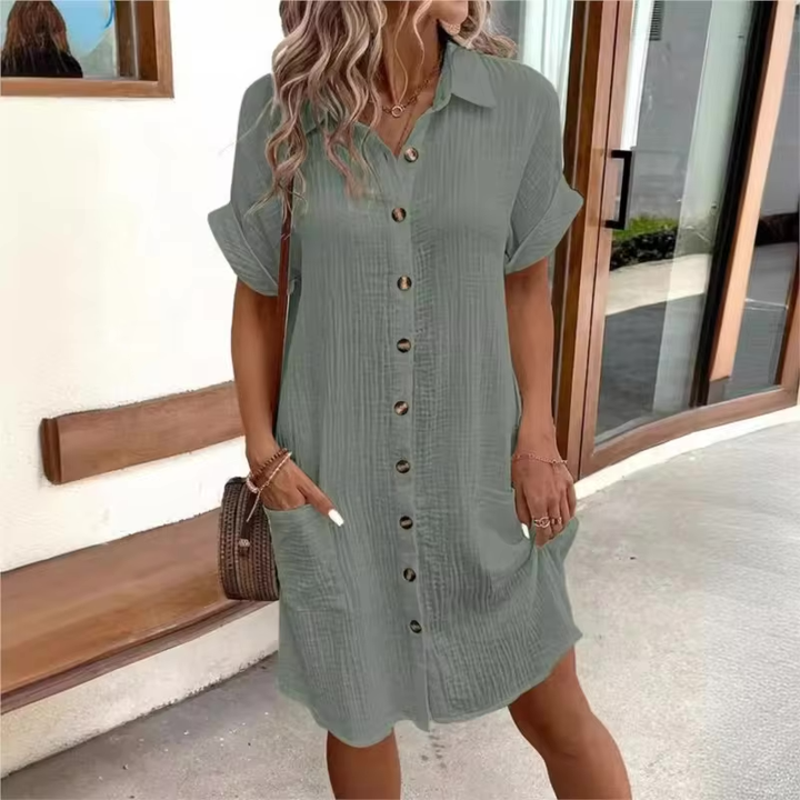 Fenna | Mühelose Knopfkleid