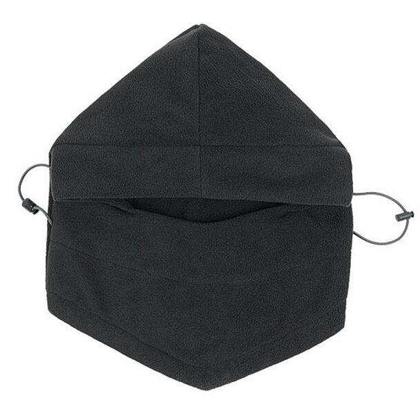 3-in-1 Wintermütze mit Kapuze und Schal