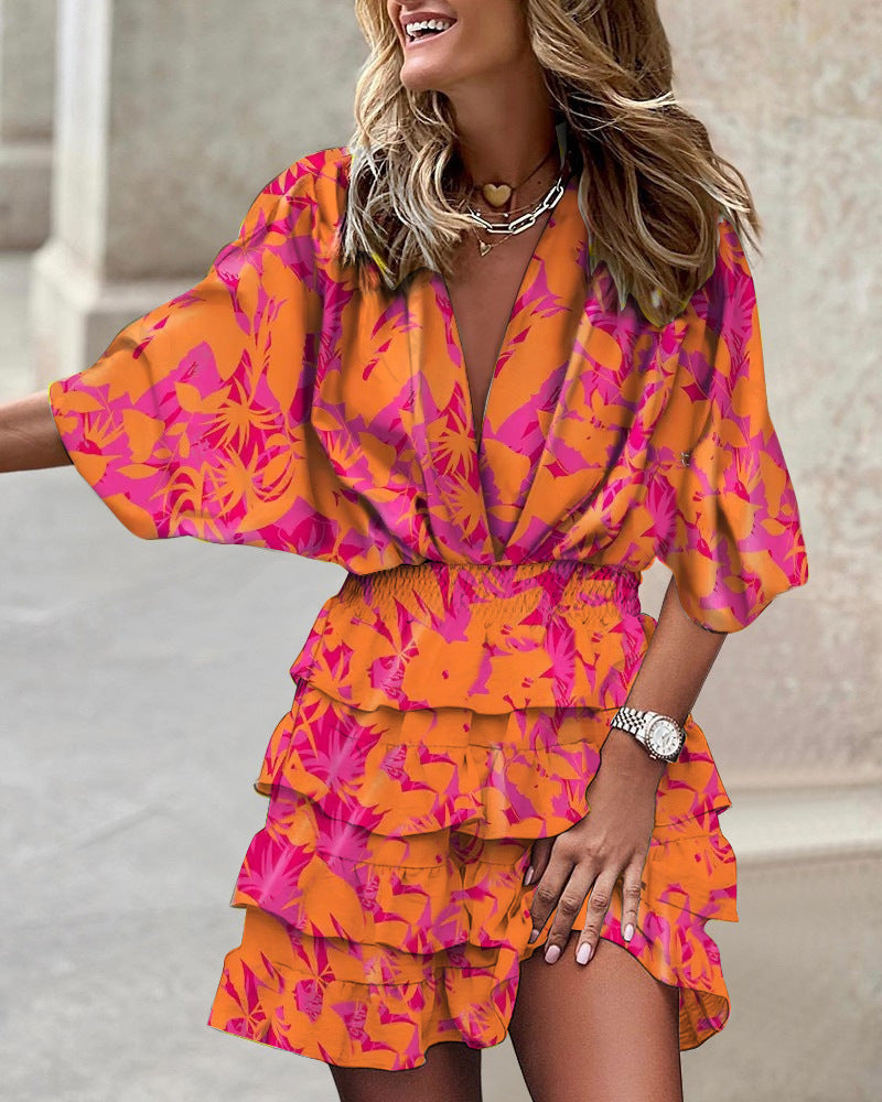 Francesca™ - Stylisches Druckkleid