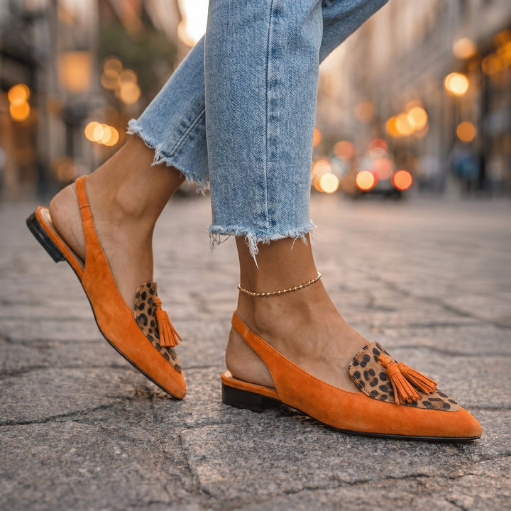 Tassel Akzentierte Strappy Lorena Sandalen