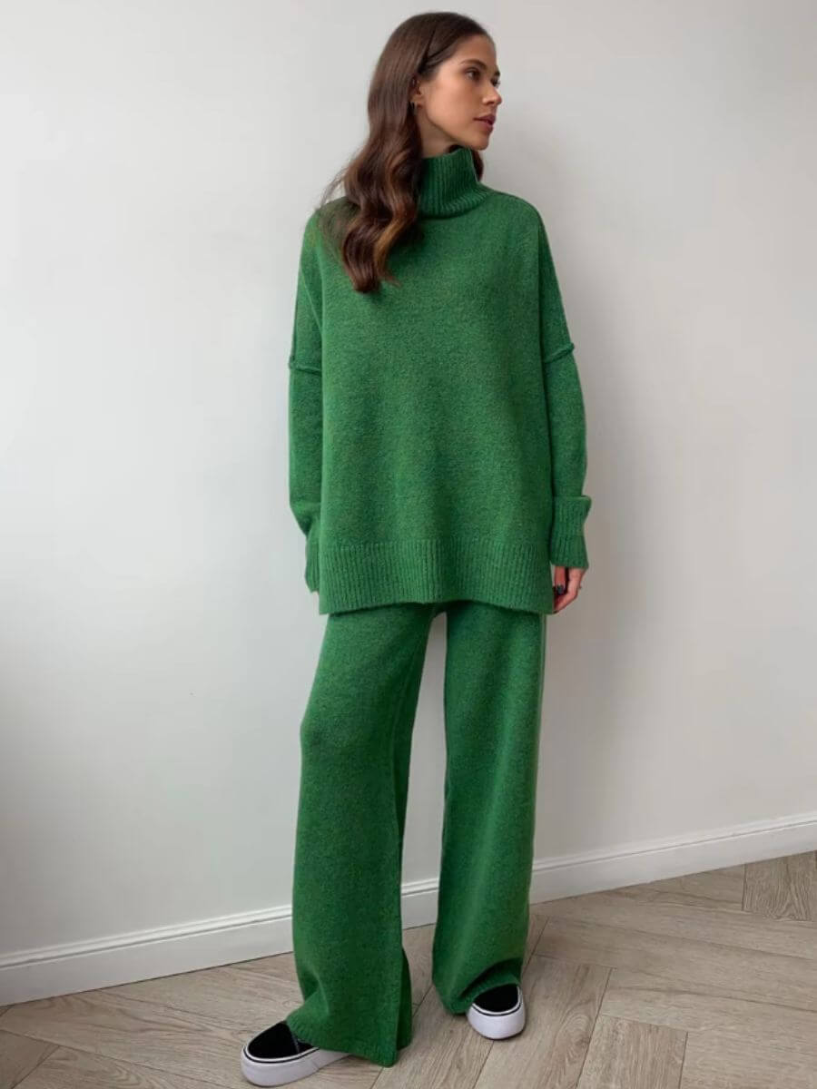 Liora - Strickset mit Rollkragen