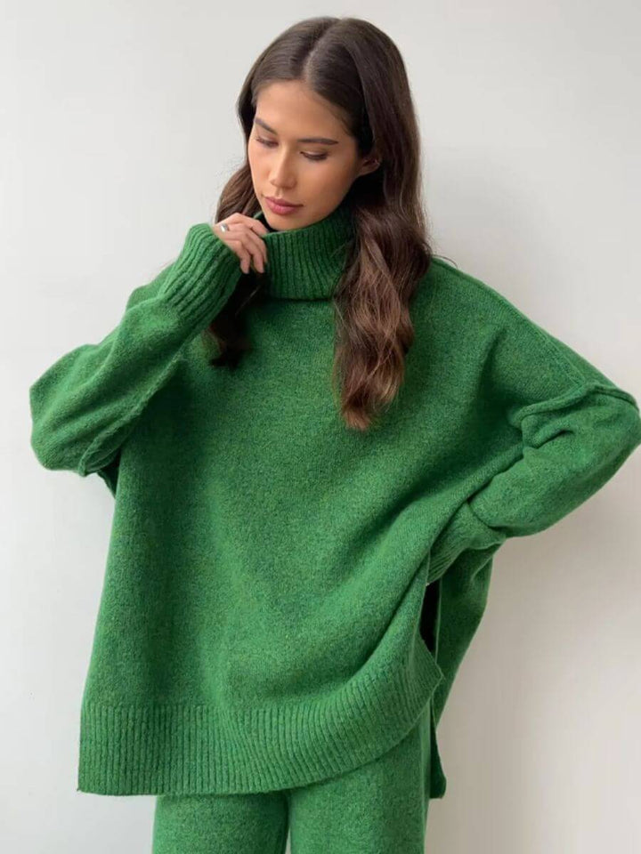 Liora - Strickset mit Rollkragen