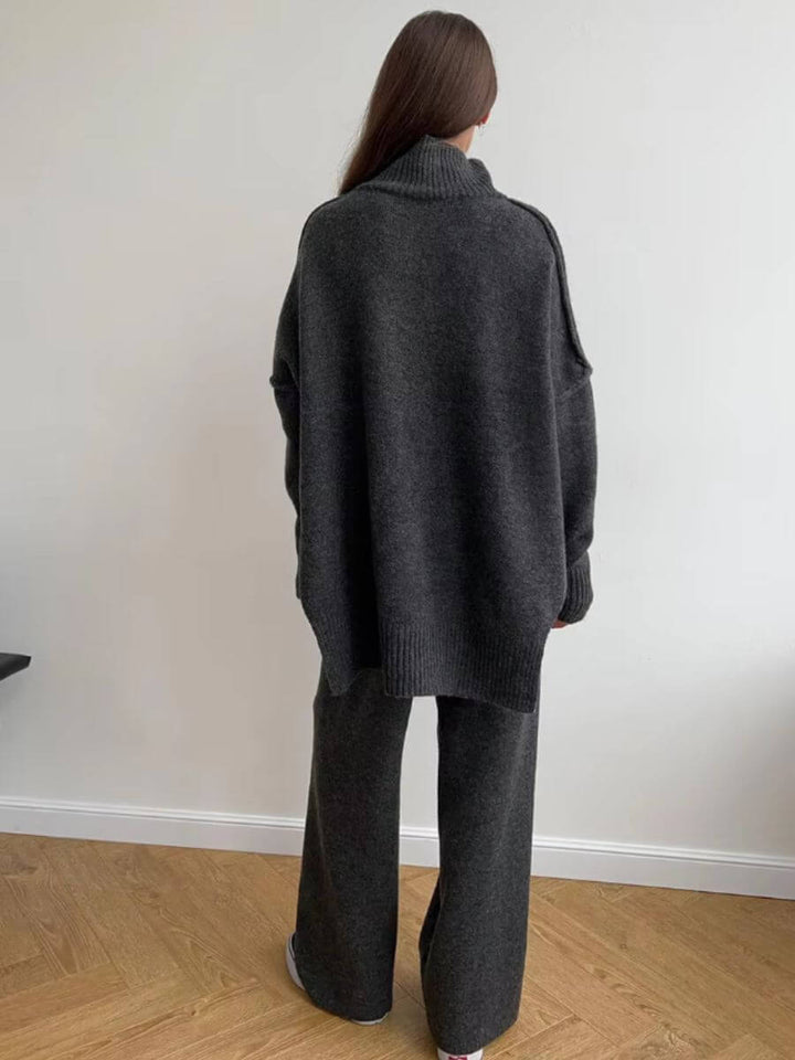 Liora - Strickset mit Rollkragen