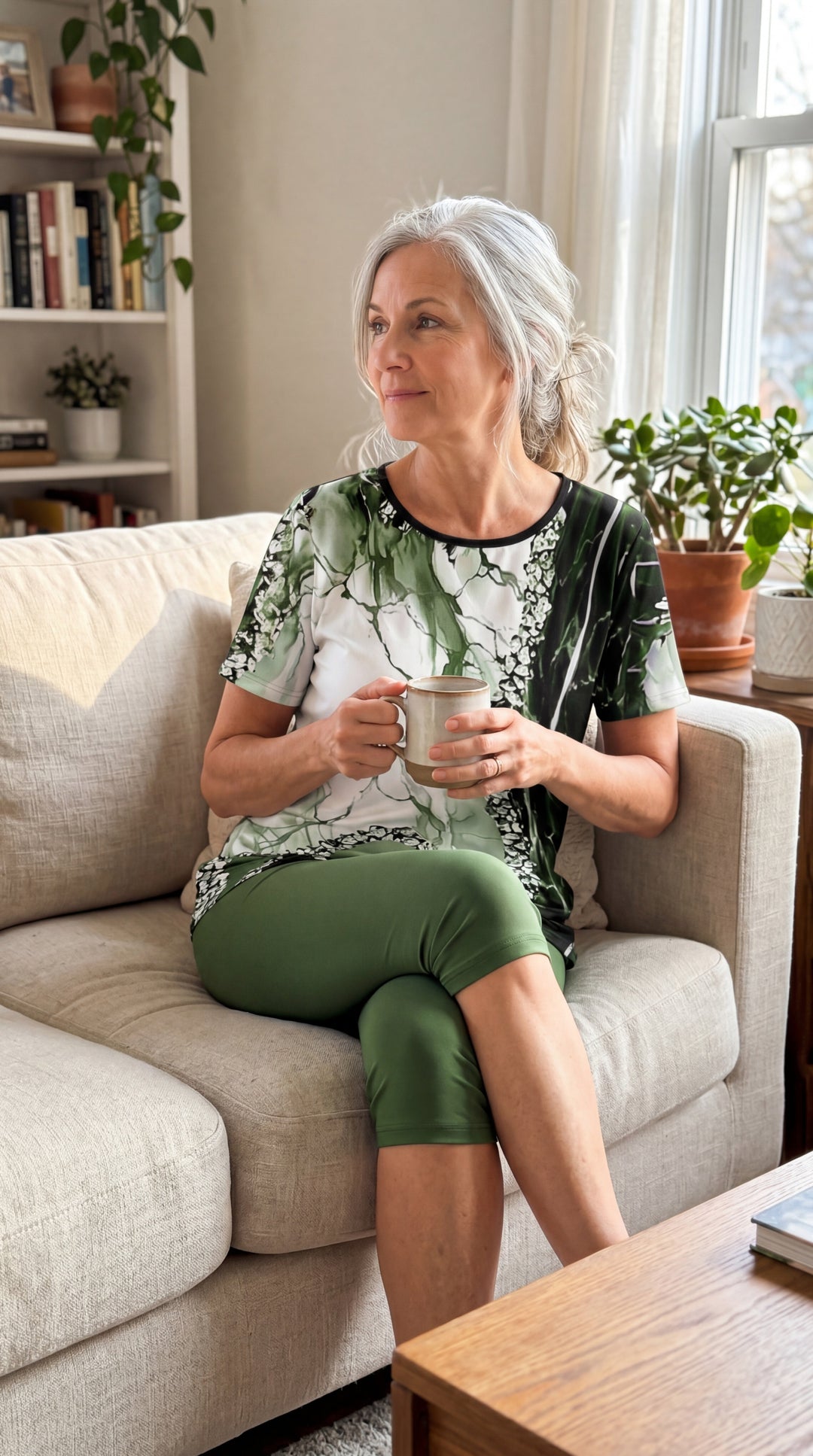 Luna™ | Dehnbares Bedrucktes Zweiteiliges Outfit