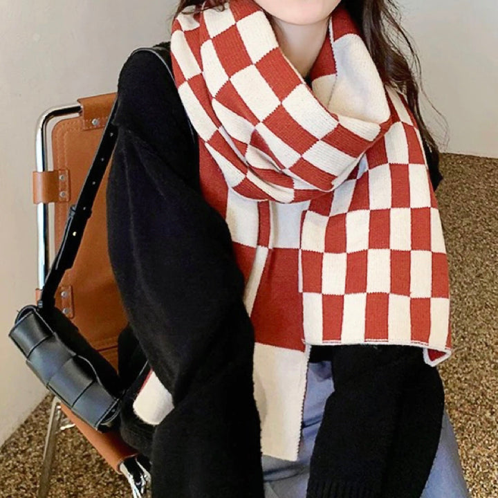 Karierter Schal
