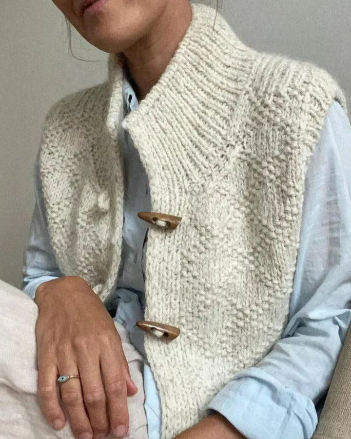Ingrid™ - Gemütlicher Strick-Ärmelloser Cardigan