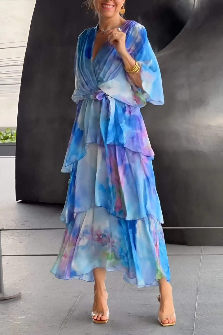 Diana | Atemberaubendes V-Ausschnitt-Kleid