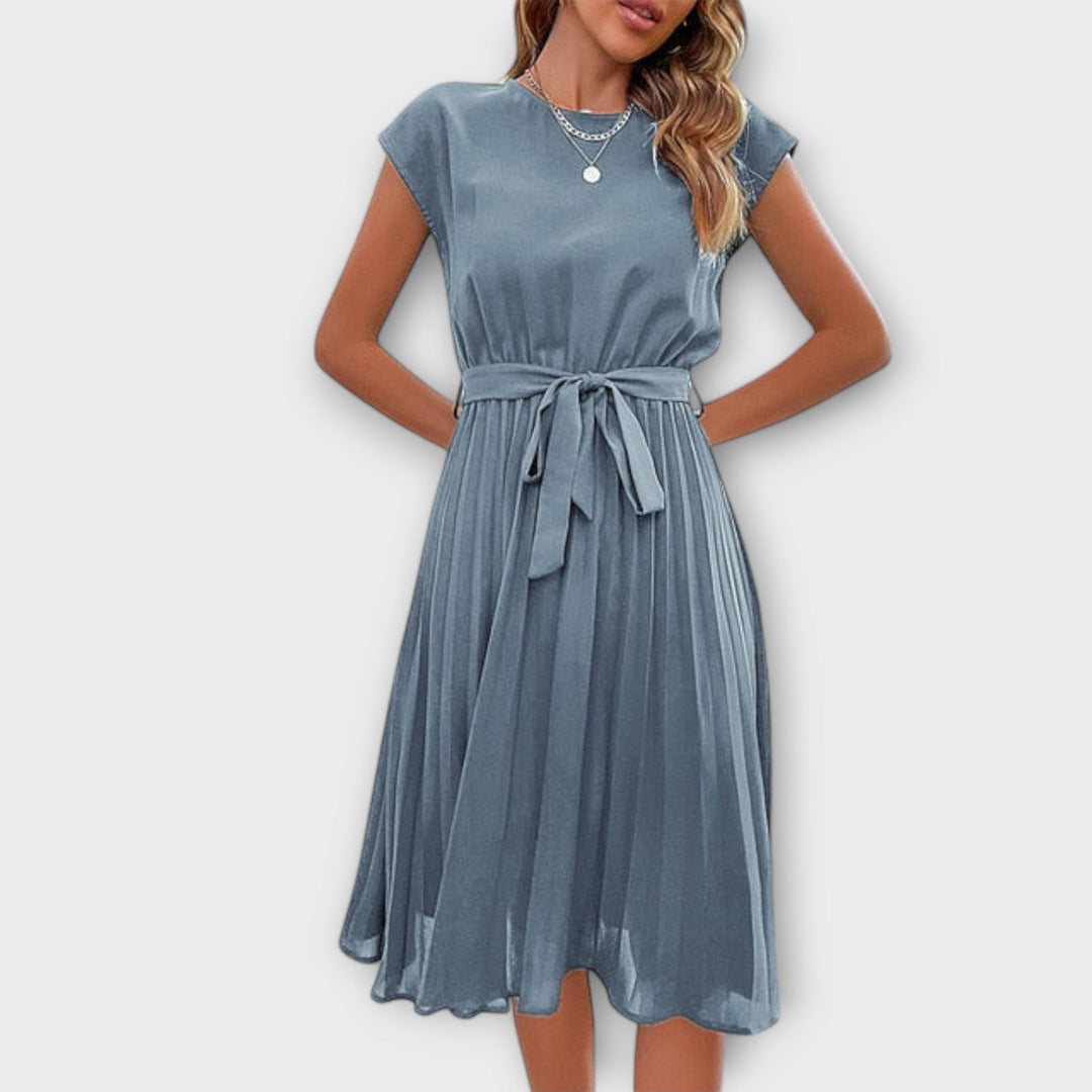 Claire | Lässiges Plisseekleid