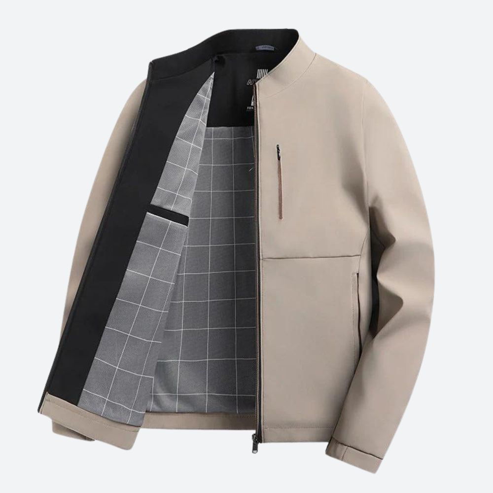 Klassische Zip-Jacke