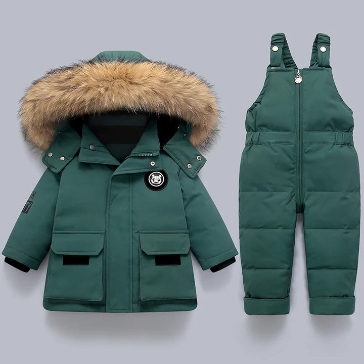 Treffen mit Winter Head | Dick gepolsterter Schneeanzug | Baby & Kleinkind
