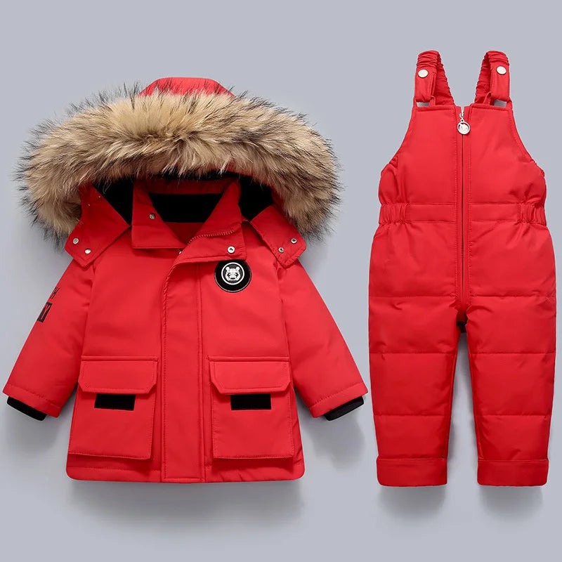 Treffen mit Winter Head | Dick gepolsterter Schneeanzug | Baby & Kleinkind