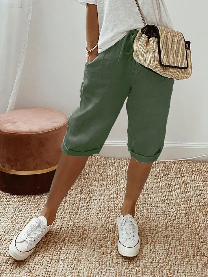 EVA™ - Baumwoll-Leinen Damenhose