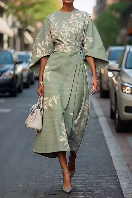 Moxlan | Schickes Blumeneleganzkleid