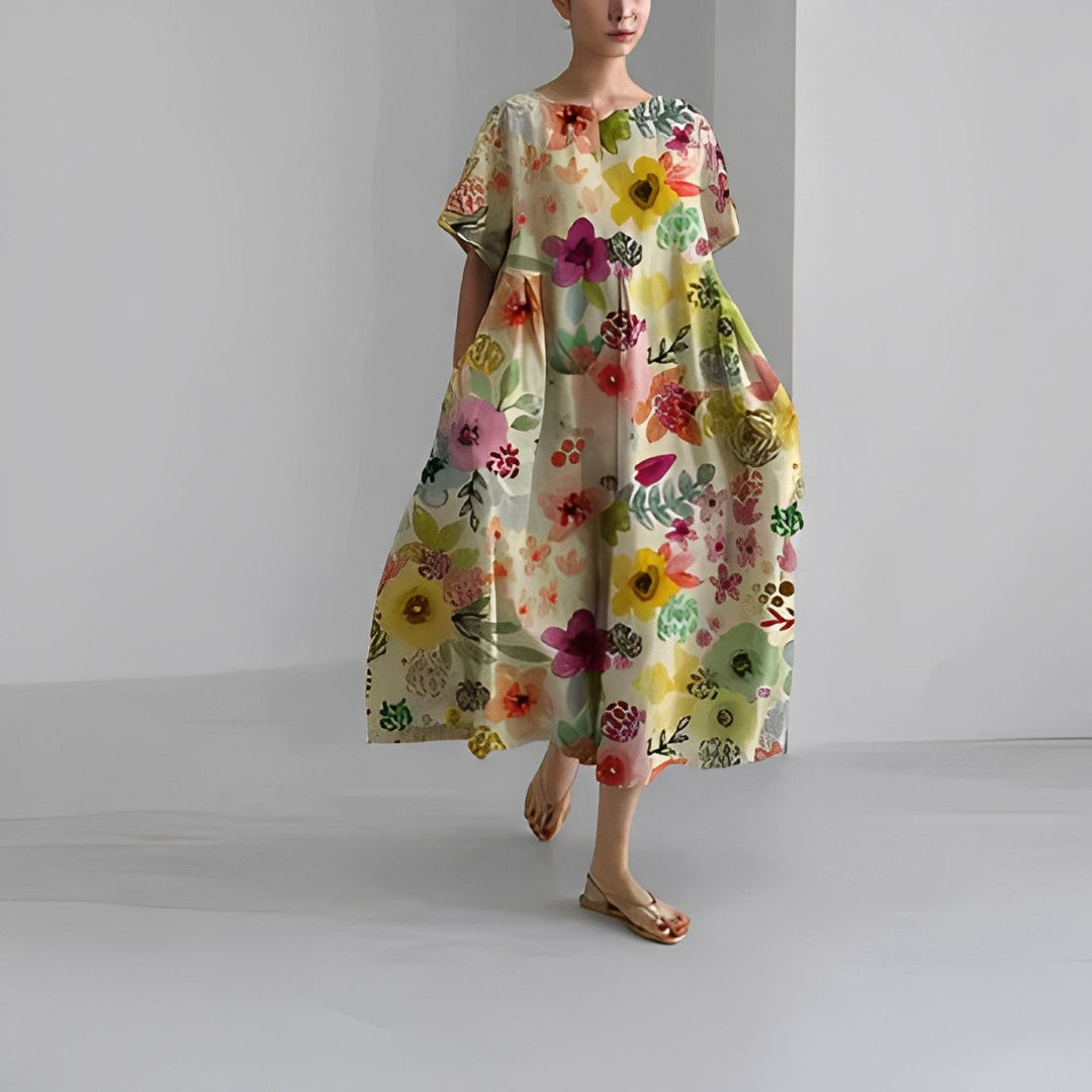 Floria - Lebhaftes Blumenkleid