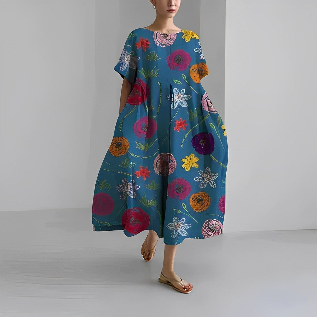Floria - Lebhaftes Blumenkleid