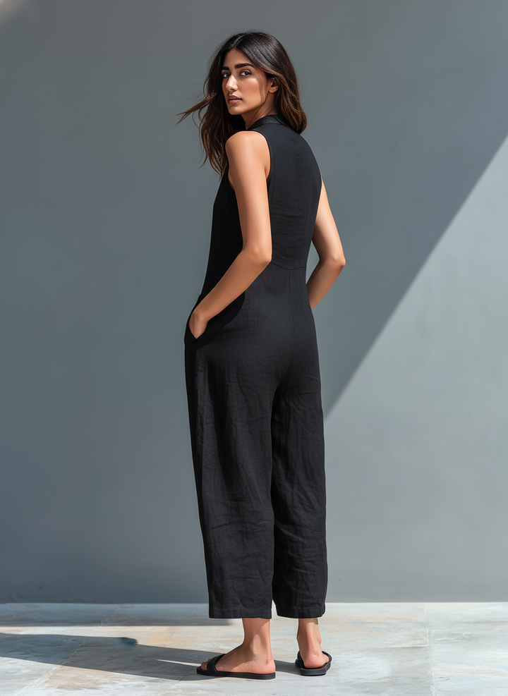 Lucinda | Stilvoller ärmelloser Jumpsuit
